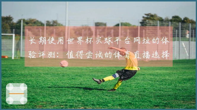 长期使用世界杯买球平台网址的体验评测：值得尝试的体育直播选择