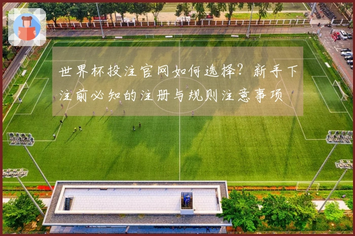 世界杯投注官网如何选择？新手下注前必知的注册与规则注意事项
